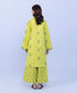 Women's Pret Cambric Embroidered Green Straight Shirt